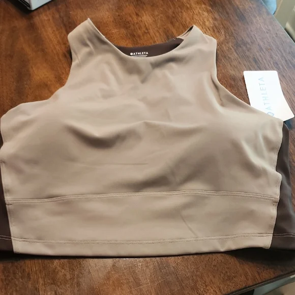 Athleta Sports Bra in Taupe and Brown - Picture 5 of 6